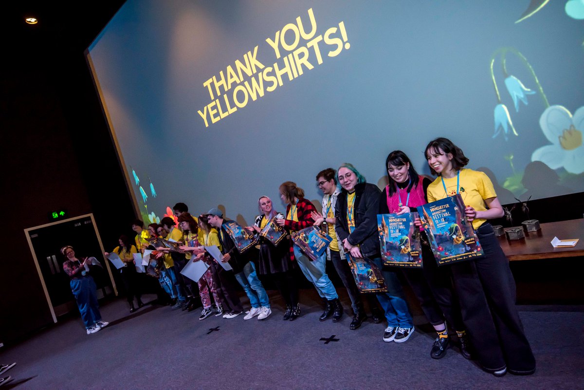 YELLOWSHIRTS ASSEMBLE! We're on the lookout for the next batch of legends to join our volunteer team and help us deliver MAF 2023! If you love animation, and want to help out behind the scenes of the UK's largest animation event, apply now > bit.ly/VolMAF