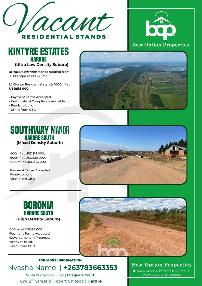 NFREALTYGROUP's tweet photo. Looking for a stand to build a house 🏡🏘
Inbox 0783 663 353 
#By land 🏘🏡todae they are no longer making it anymore💯💯 https://t.co/jXXsezszpL