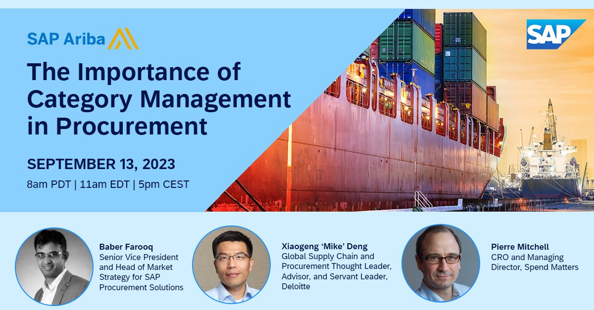 PabloOspinaBuzz's tweet photo. Join Baber Farooq, Mike Deng and Pierre Mitchell on #LinkedInLive as they explore digital category management's expanded role in driving business goals. 👉 https://t.co/TI3UIdfPXY https://t.co/vcgYiA2ZZc