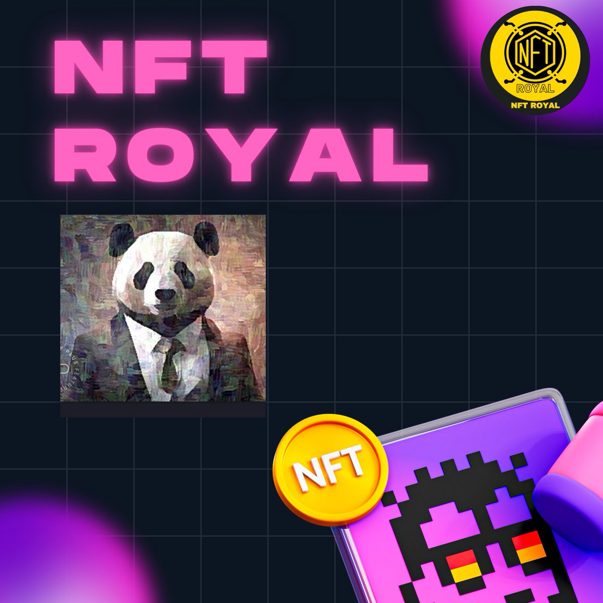 NFTRoyal19's tweet photo. 🐼 Introducing "The Panda Man" NFT Collection! 🎉

Dive into a world where creativity meets cuteness! 🖌️🐼
💎 Own a piece of this adorable collection and be part of the #PandaManNFT community!
 #NFTArt #CryptoArt #DigitalCollectibles #PandaLove #ArtisticWonders https://t.co/cNCnO0S9Vq