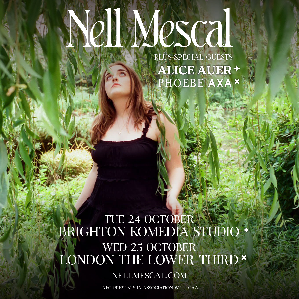 AEG Presents UK (@aeg_presents) on Twitter photo SUPPORT ADDED!
<a href="/aliceauermusic/">Alice Auer</a> and @iamphoebeaxa are joining <a href="/nellmescal_/">nell mescal🧚🏼</a> on tour this October✨
Grab your tickets now: aegp.uk/NellMescal SUPPORT ADDED!
<a href="/aliceauermusic/">Alice Auer</a> and @iamphoebeaxa are joining <a href="/nellmescal_/">nell mescal🧚🏼</a> on tour this October✨
Grab your tickets now: aegp.uk/NellMescal