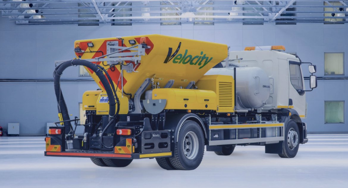 A two week trial of these Velocity Spray Injection Patching Machines will take place in Whitchurch & Tongwynlais! A number of surface defects will be treated as part of the trial between the 4th & 15th September. Learn more velocityroads.co.uk/spray-injectio…