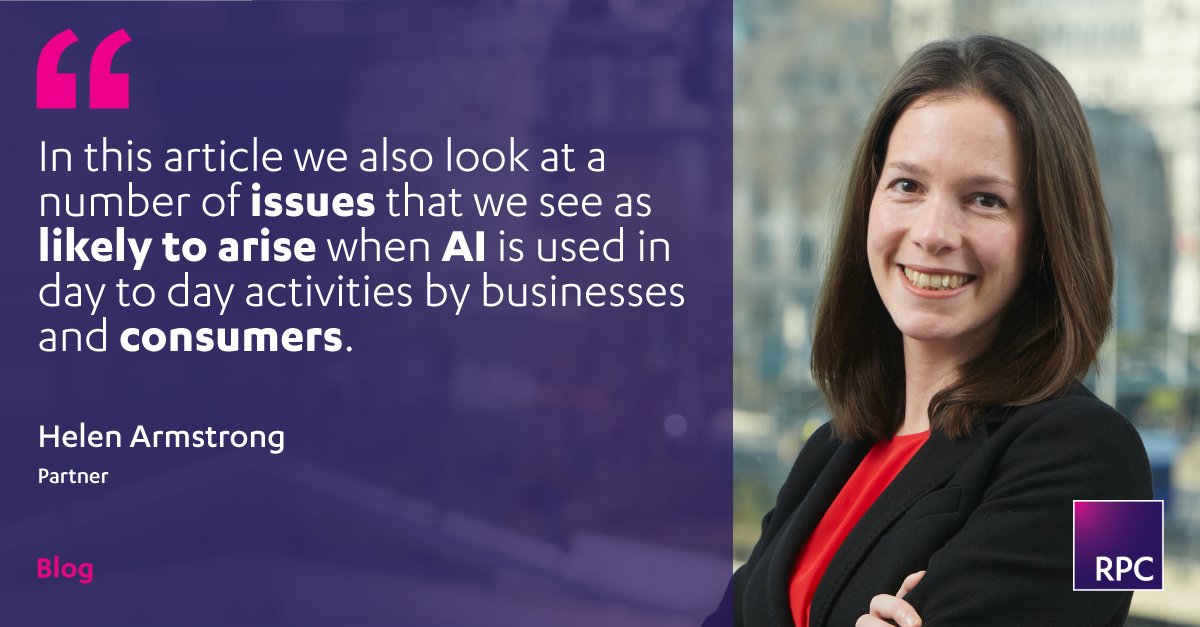 RPCLegal's tweet photo. Helen Armstrong, Charles Buckworth and Joshy Thomas bring us up to date on where the UK stands on AI following the release of the #AI White paper in March and looking forward to the AI summit in November.

🔗 https://t.co/VQ36MKWt1Z.

#CommercialDisputes #DisputesPowerhouse https://t.co/jSLXfU7hV9
