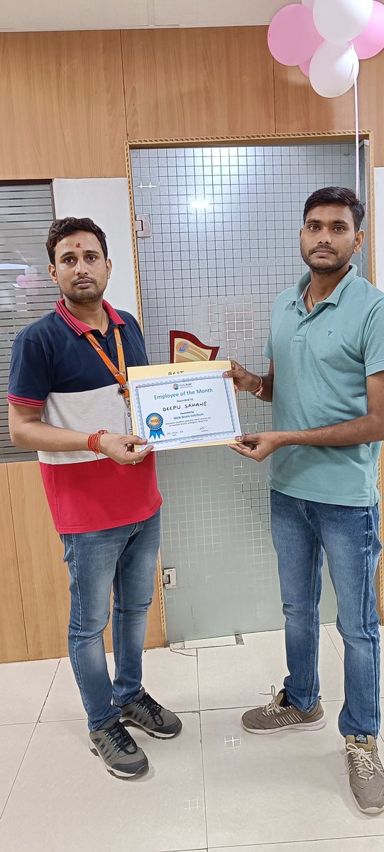 webbraininfo's tweet photo. π Celebrating Excellence! π
Congratulations to @deepusahani725 for being awarded #EmployeeoftheMonth! π Your dedication, hard work, and positive attitude have truly made a difference. Thank you for going above and beyond to contribute to our team's success.π
#employee https://t.co/nI915gIgnz