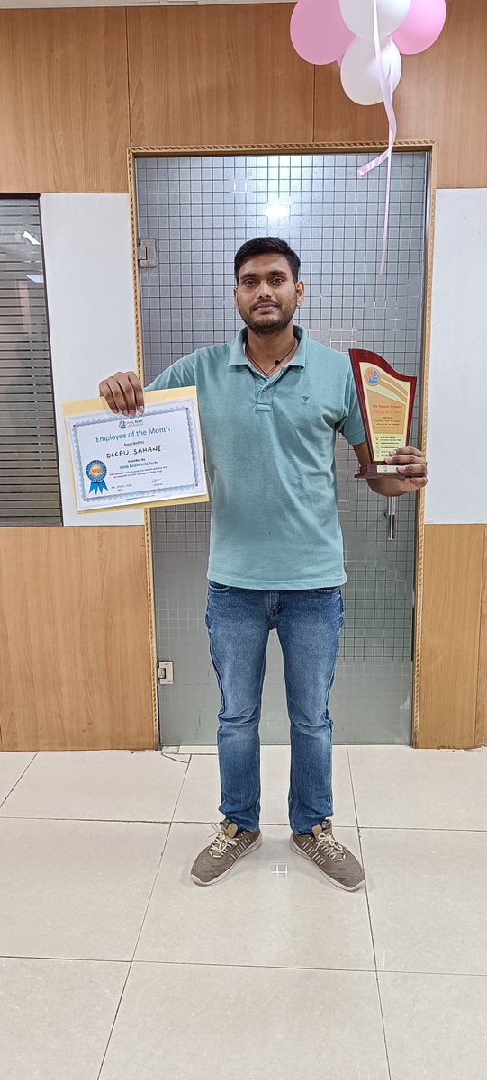 webbraininfo's tweet photo. π Celebrating Excellence! π
Congratulations to @deepusahani725 for being awarded #EmployeeoftheMonth! π Your dedication, hard work, and positive attitude have truly made a difference. Thank you for going above and beyond to contribute to our team's success.π
#employee https://t.co/nI915gIgnz