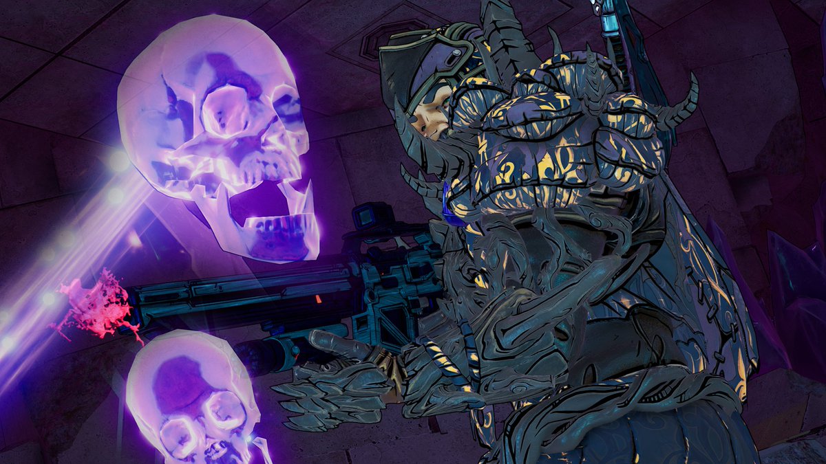 🍬 The spook is almost upon us! 🍬

Prepare to hunt down Halloween Themed Loot, and new spins on Legacy items when "Wonderlands Redux: Bloody Harvest" launches this October!

Just watch out for those pumpkins! 🎃