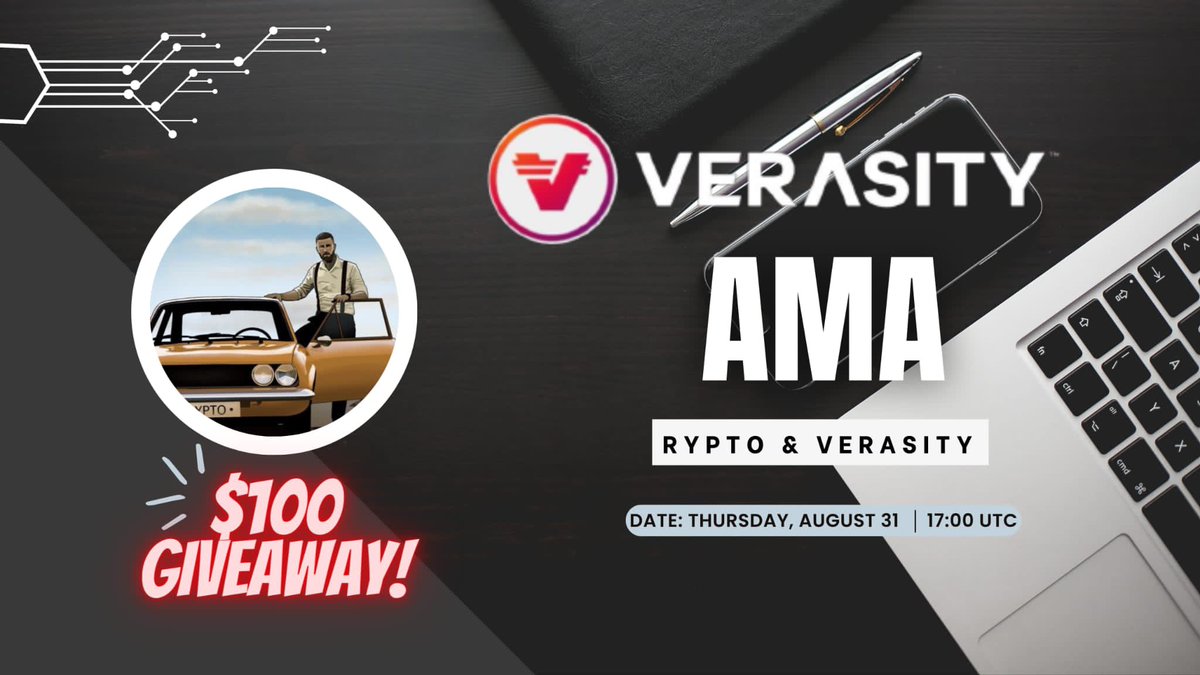 $VRA <a href="/verasitytech/">PLRL by Verasity</a> 

Don’t miss the AMA tomorrow at 17:00 UTC 

There will be a chance to win $100 for one person who attends. 

You MUST be following <a href="/ryptocrypto/"></a> &amp; <a href="/verasitytech/">PLRL by Verasity</a> 

RT and like ⬇️