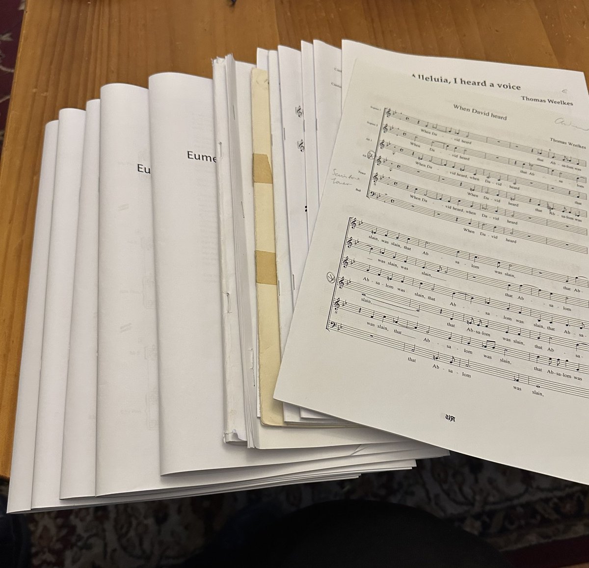 No rest for this cantrix. The next batch of music to learn for <a href="/MelbRecital/">Melb Recital Centre</a> concert #Byrd #Weelkes  #EnsembleGombert then back at <a href="/artscentremelb/">Arts Centre Melbourne</a> #cheethamFraillon <a href="/MelbSymphony/">Melbourne Symphony Orchestra</a>