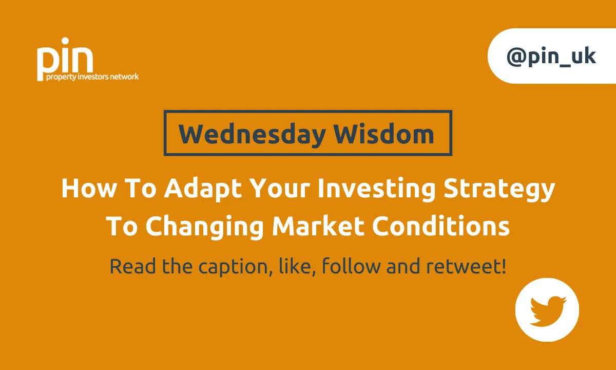 Adapt investing strategy to changing markets: Set targets, diversify tactics, stay prepared. Share with investors! 💡📊 

#InvestingWisdom #MarketMastery #wednesdaywisdom #propertytips #propertymarket #ukproperty #propertymarket2023 #propertytipsandtricks #investing101