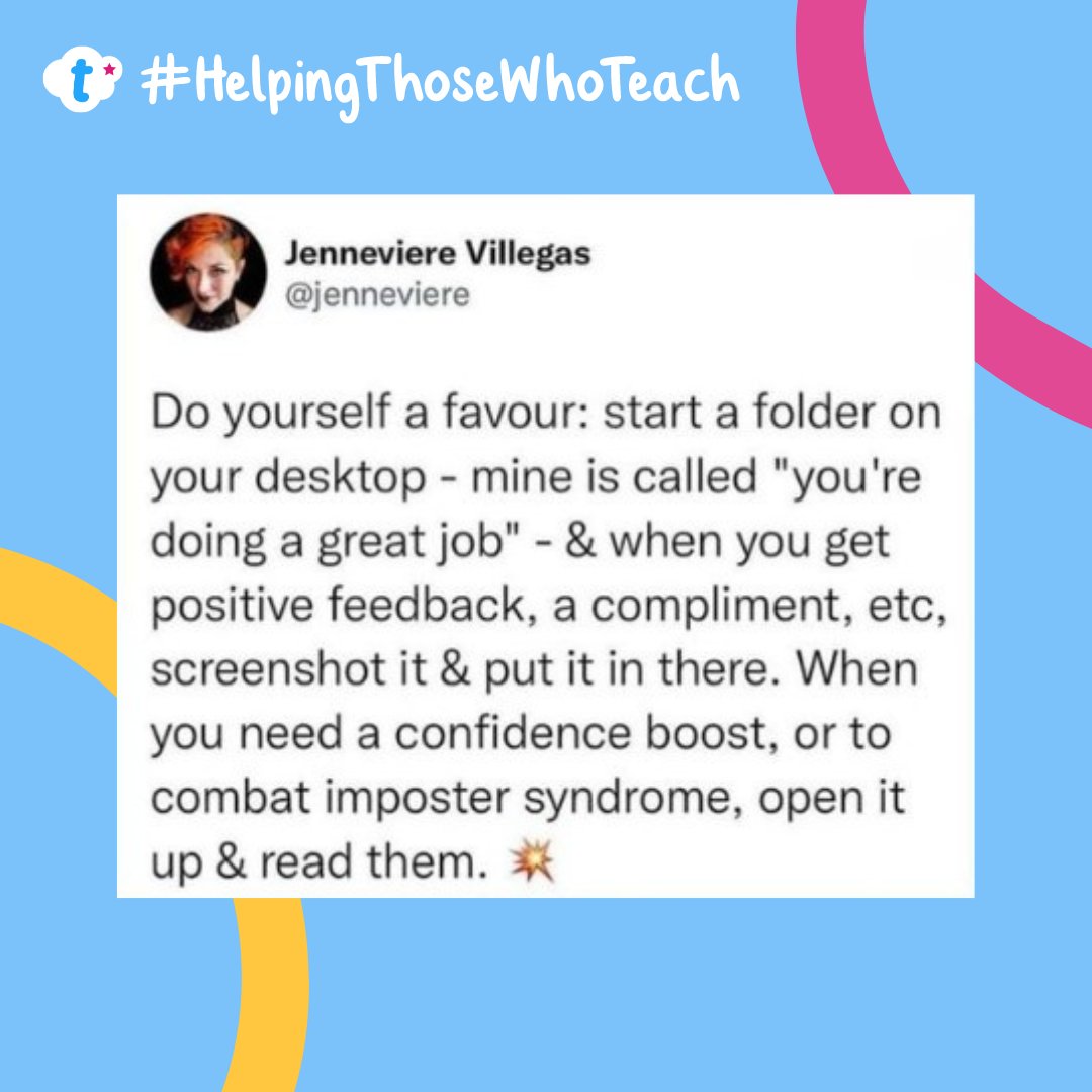 We love everything about this! 👏 If you haven’t already, this is your sign to make a positivity folder for the new school year 🙌 This is a great way to remind yourself about all your hard work and the impact it has 💙 #HelpingThoseWhoTeach #TeacherHack