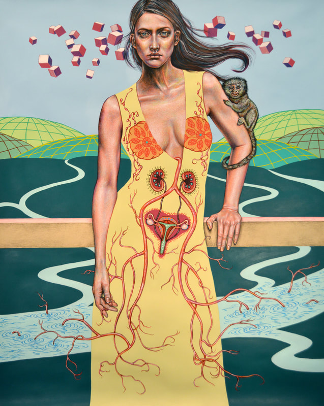 WomensArtForAll's tweet photo. Aneka #Ingold (@AnekaIngold) •Tributary• #WomensArt #ArtByWomen #WomenArtists https://t.co/G1ktxBeIfr