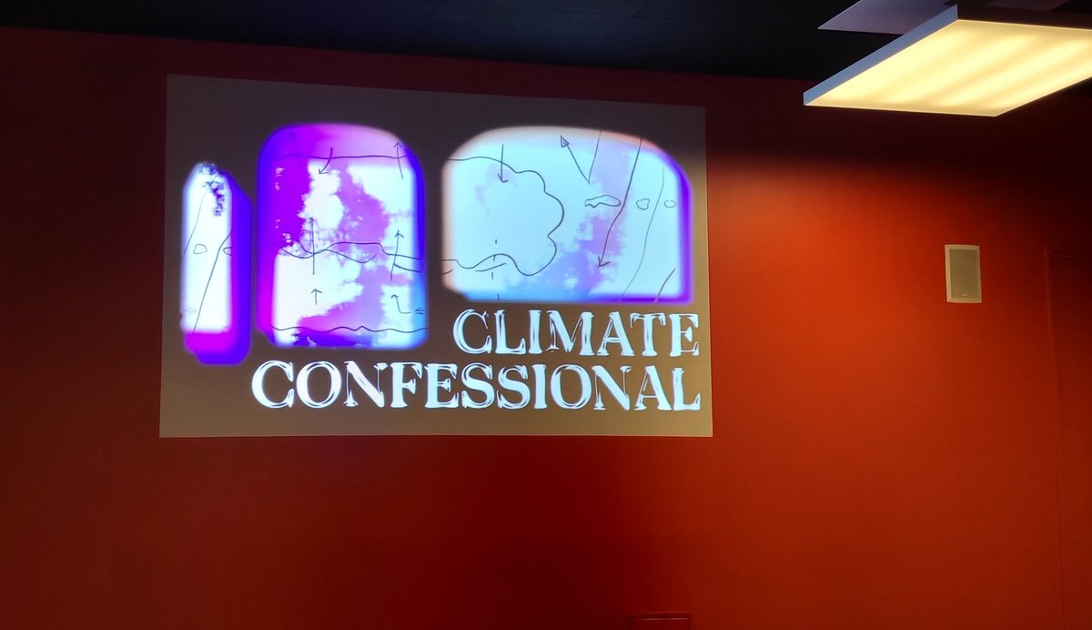 As someone versed in climate science, what keeps you up at night?

What thoughts do you withhold from your colleagues to not discredit your academic standing?

We’re now at the Climate confessional—an interactive performance exploring subjectivity in climate science.

#IST2023