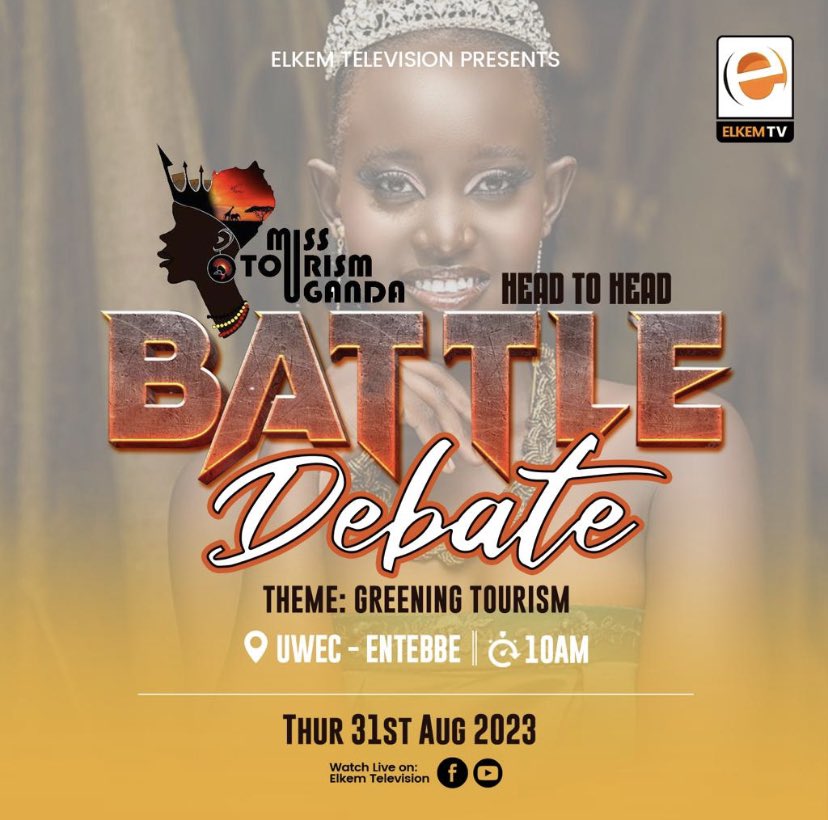We bring to you a BATTLE DEBATE.
We are learning and sharing ☺️.
#GreeningTourism @misstourismUga