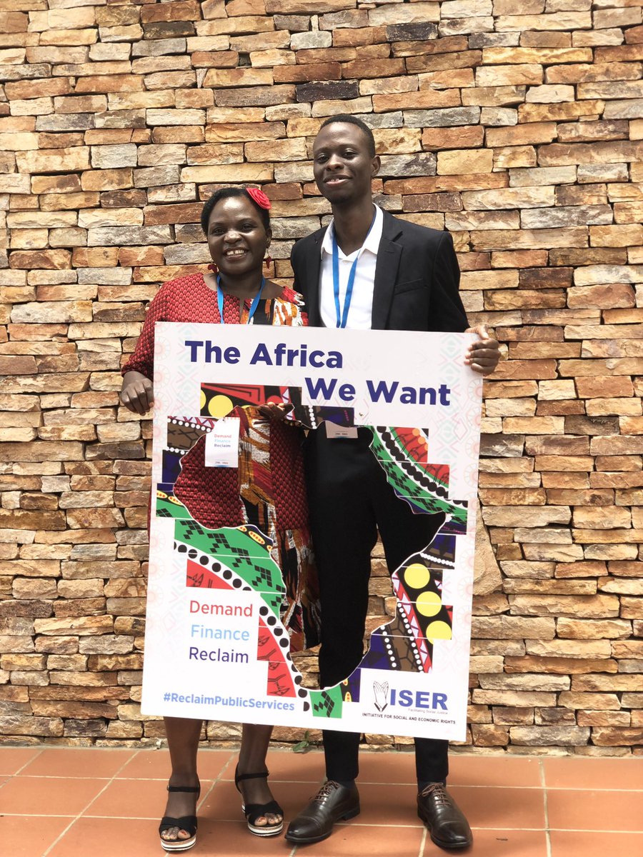 The Initiative For Social Economic Rights @ISERUganda has hosted people from across Africa. We have created a Manifesto detailing the Africa we want. At the core, We Demand that governments #ReclaimPublicServices. Health, Education and Social protection are Human Rights.