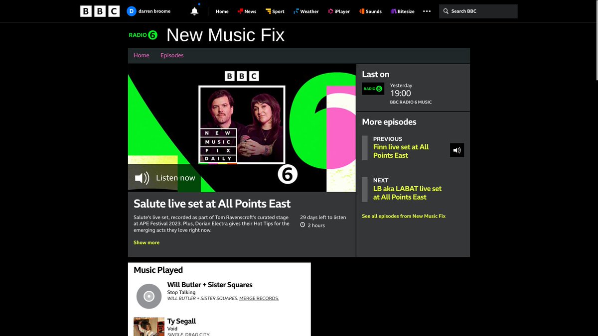 Everything Sucks Music (@esmusicldn) on Twitter photo thanks to <a href="/djdebgrant/">Deb Grant</a> & <a href="/tom_ravenscroft/">Tom Ravenscroft</a> for spinning the new <a href="/teenagesequence/">Teenage Sequence</a> single 'Tell Me Your Name' on New Music Fix <a href="/BBC6Music/">BBC Radio 6 Music</a> - go check out their show! & relisten to the single there or on spotify!
open.spotify.com/track/6ePd3tGz… thanks to <a href="/djdebgrant/">Deb Grant</a> & <a href="/tom_ravenscroft/">Tom Ravenscroft</a> for spinning the new <a href="/teenagesequence/">Teenage Sequence</a> single 'Tell Me Your Name' on New Music Fix <a href="/BBC6Music/">BBC Radio 6 Music</a> - go check out their show! & relisten to the single there or on spotify!
open.spotify.com/track/6ePd3tGz…