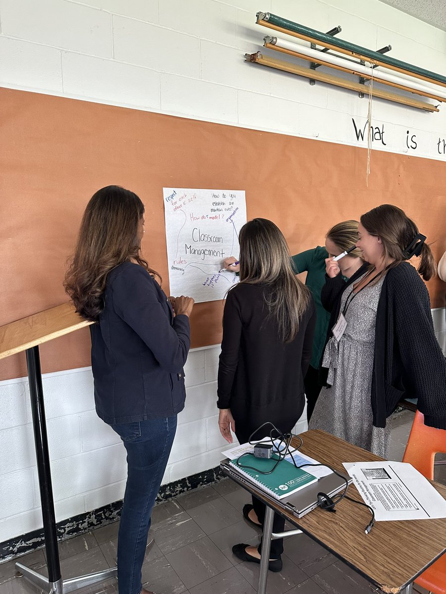 RussoScience_1's tweet photo. Using the “Making Meaning” Thinking Routine for our training on Classroom Management at our New Staff Orientation. #harvardprojectzero #harvardpz #projectzero #newstafforientation #thinkingroutines @hgse @ProjectZeroHGSE https://t.co/oP9ueiwkMd