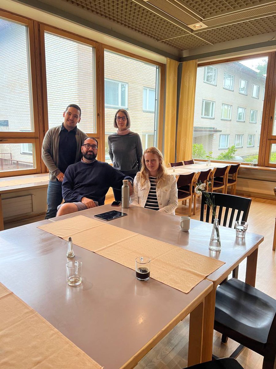 anceschistan's tweet photo. #CentralAsia|n contingent at this yearâs @Aleksanteri_UHâs #INREES Summer School. Nice to discuss latest developments in CA w/ outstanding emerging scholars Dana Rice, @GabitGabdullin + @Jordanova_An. https://t.co/3148qenGda