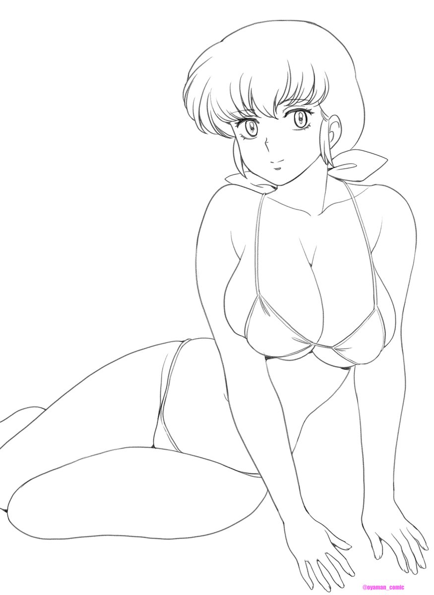 音無響子描きました!
るーみっくわーるどなキャラ絵まとめhttps://t.co/MqgtxfCCHV 
#めぞん一刻 