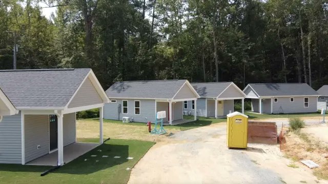 Unique tiny homes village aims to help people facing mental illness The design of the homes is based on research by #NASWNC Member Dr. Amy Wilson and the UNC School of Social Work. Learn more: buff.ly/3YUEDmM