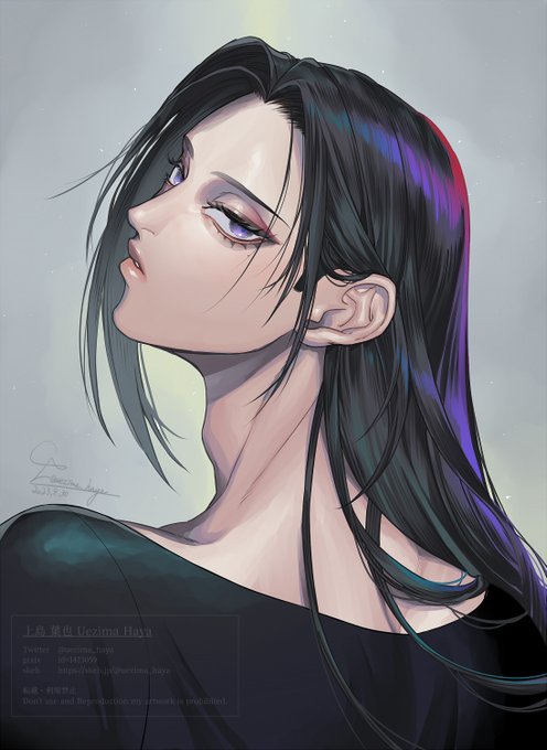 顔の角度とか塗りの練習～～ 