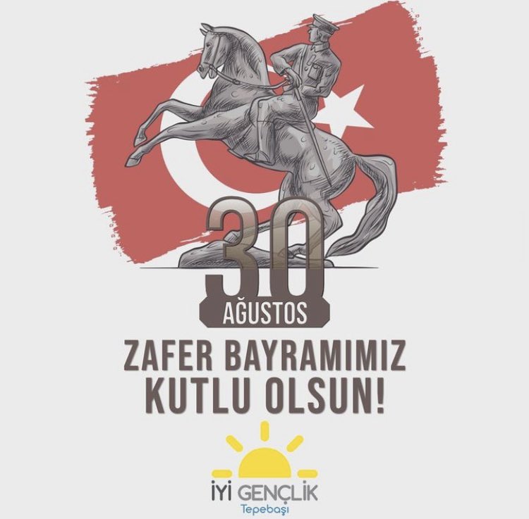 30 Ağustos Zaferi'nin 101. yılında Cumhuriyetimizin kurucusu Ulu Önder Mustafa Kemal Atatürk'ü; kanlarıyla, canlarıyla bu toprakları vatan yapan aziz şehitlerimizi, Kurtulus Savaşı’nın tüm kahramanlarını, gazilerimizi özlem ve minnetle anıyoruz...