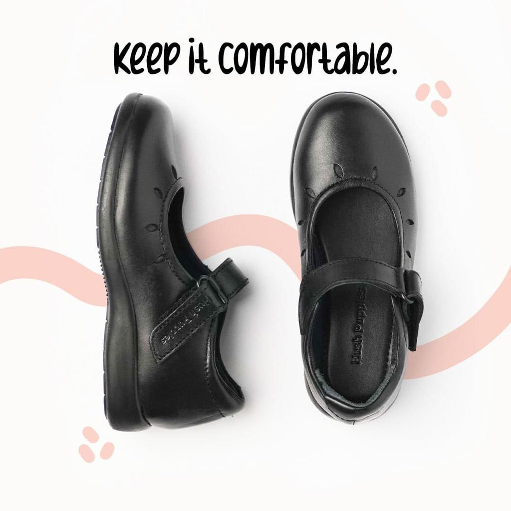 Buy Hush Puppies Black Tally Senior School Shoes from the Next UK online  shop