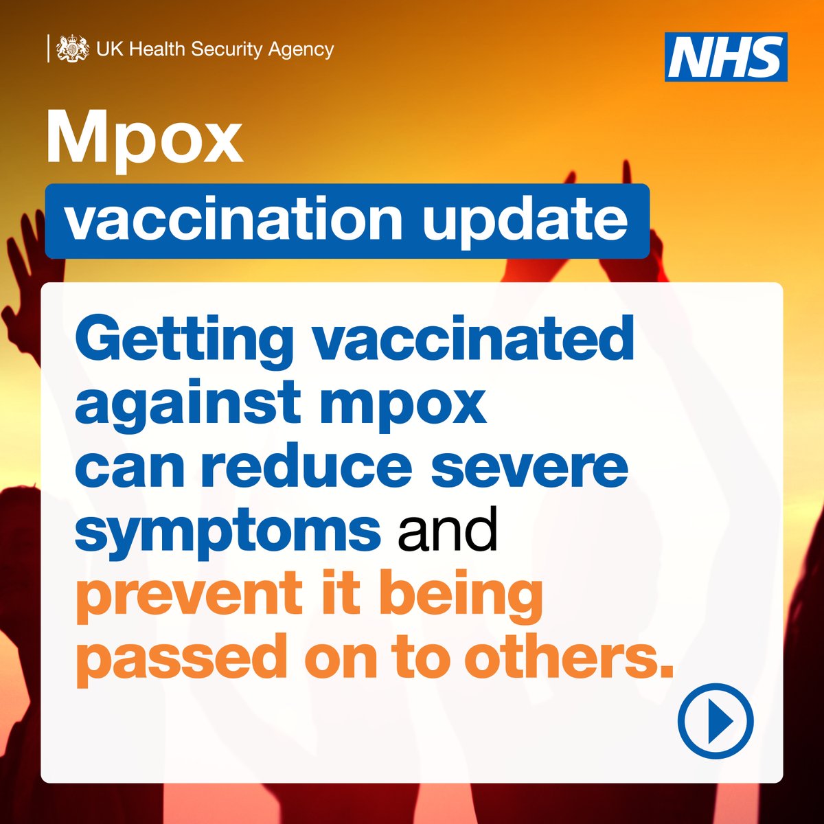 Mpox vaccine appointments available tomorrow evening in Central London, book online sexualhealth.cnwl.nhs.uk/mpox-vaccinati…