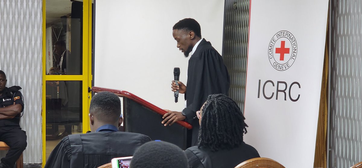 ICRCUganda's tweet photo. Final rounds are between Kampala International University (representing the Prosecutor) going against Cavendish University (representing the Defence)

#ICRCMootUg23 https://t.co/wSCheN3w4G