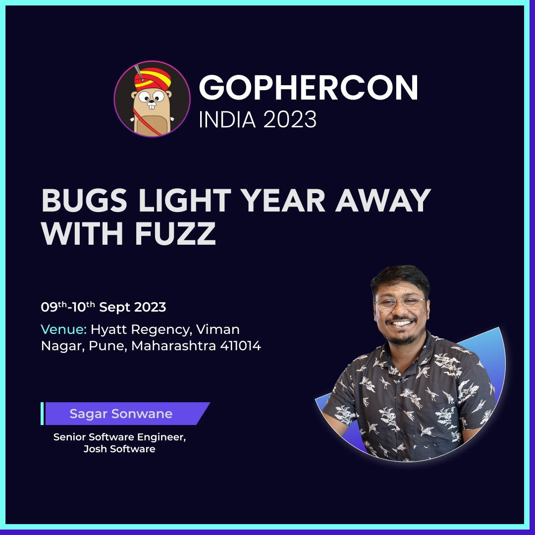 GopherConIndia's tweet image. Exciting news! Sagar Sonwane, a Senior Software Engineer at Josh Software specializing in Go microservices, will be speaking at #GopherConfIndia2023. A tech enthusiast, blogger, and open-source contributor, he also enjoys cooking and anime.

#GopherConIndia #GCI23
