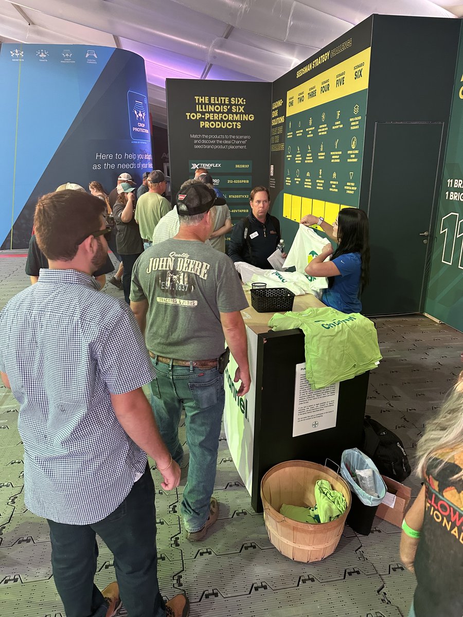 ChannelSeed's tweet photo. Yesterday was one for the books. Thank you to all who came out to see how we’re #ChannelingUp and growing forward together. 🤝 

We'll be back at it again today at the @Bayer4CropsUS booth (#213)! See you there 🔜
#FPS23 @FPShow https://t.co/BSC1pE084k