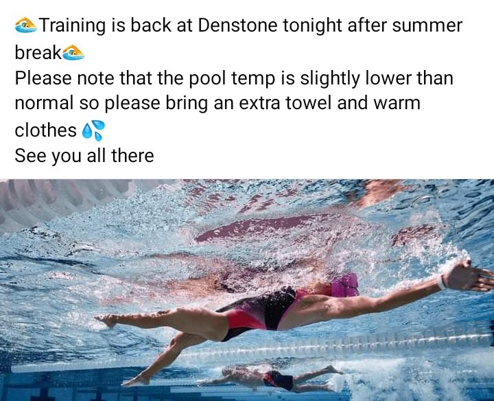 Cheadle Swim Club tweet media