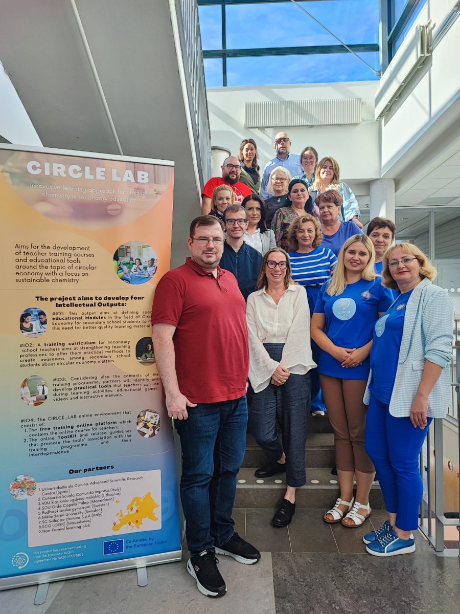 CircleLabP's tweet photo. 🎊 The #CircleLab Final Dissemination event took place today with great success! 🎊

This morning, the various #educationalmaterials that have been developed at the #CircleLabProject over the past years were on display. https://t.co/rbt7weagFr