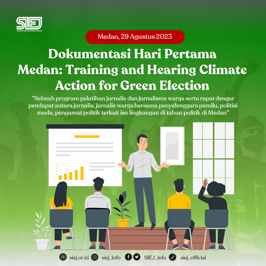Jurnalis Lingkungan | SIEJ tweet media