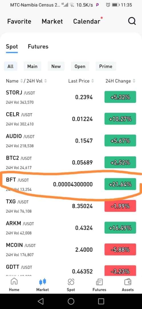 VengieZim's tweet photo. Some are making money with #bft #SpotTrading
Money made in #Africa and its dominating the market
#bft #globalgem https://t.co/SvaSy0qNxd