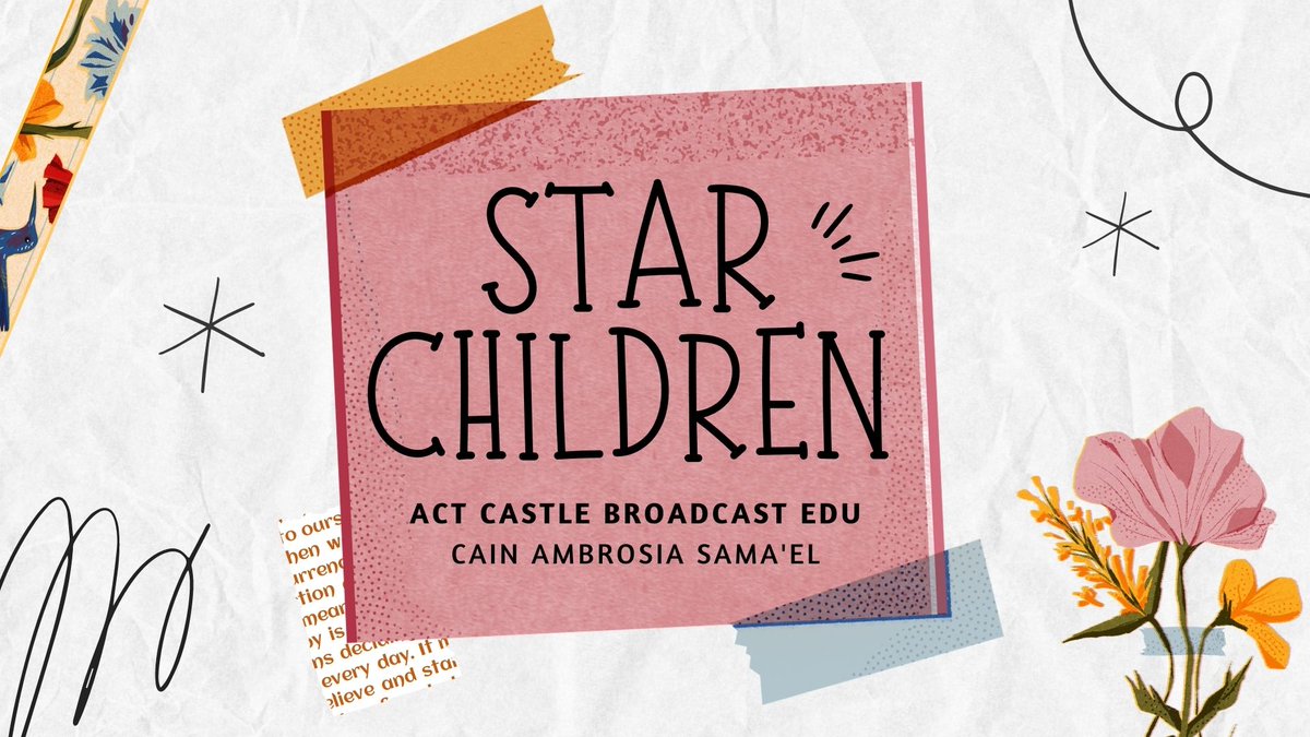 🧚‍♂️ CASTLEDU 🧚‍♂️                
With Cain Ambrosia Sama'el 
"STAR CHILDREN"⠀⠀⠀   
Jumat, 30 Agustus 2023              
19.45 wib - Selesai