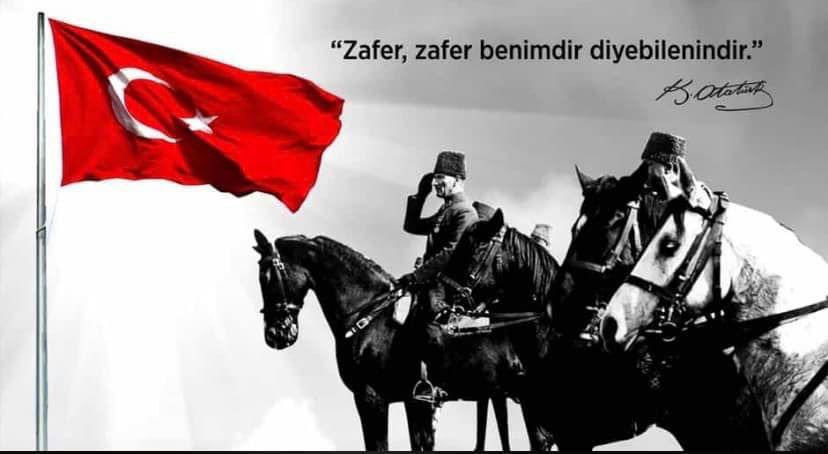 “Zafer, zafer benimdir diyebilenindir.”

Mustafa Kemal ATATÜRK

30 Ağustos Zafer Bayramı kutlu olsun. 🇹🇷 

#30AğustosZaferBayramı