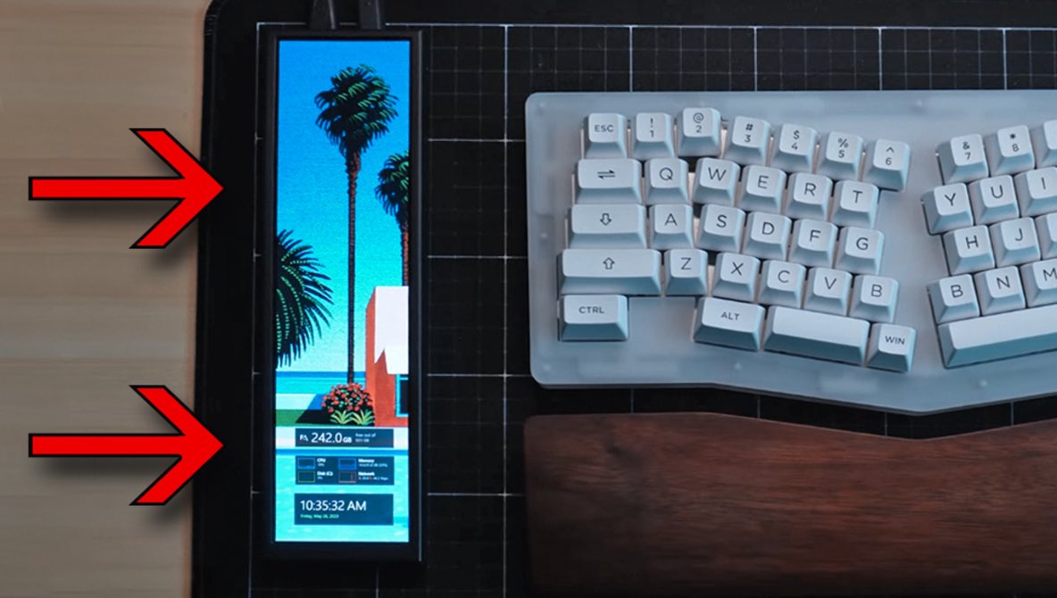 LucasDegen's tweet image. Check dit een mini monitor.. Handig voor bijvoorbeeld Google Kalender naast jouw toetsenbord. Of CPU speed. Verzin het maar.
Toon er een klok op of VU meter.

The Keebmonkey Display Bar

youtu.be/Bff0jQxsB_k?si… #minimonitor #hebbon #hebben #nerdalert @dionposdijk