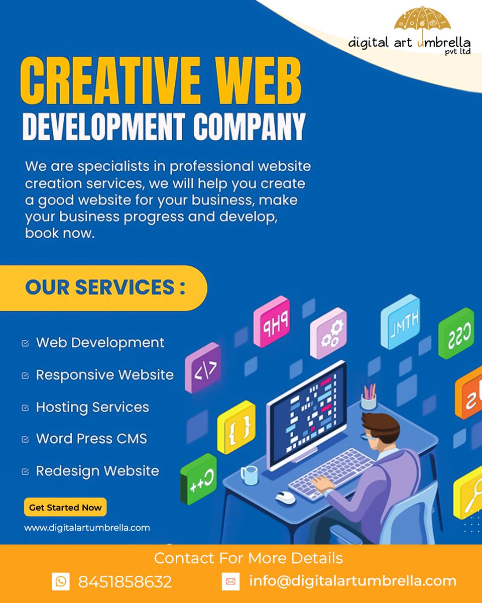 digitalArtUmbr's tweet image. Crafting Digital Experiences: Where Ideas Transform into Web Realities ✨🌐 
:
To know more about us- digitalartumbrella.com
:
#WebDevelopmentMastery