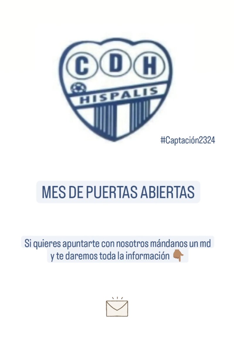 📣 INSCRIPCIONES #CDHispalis 💙