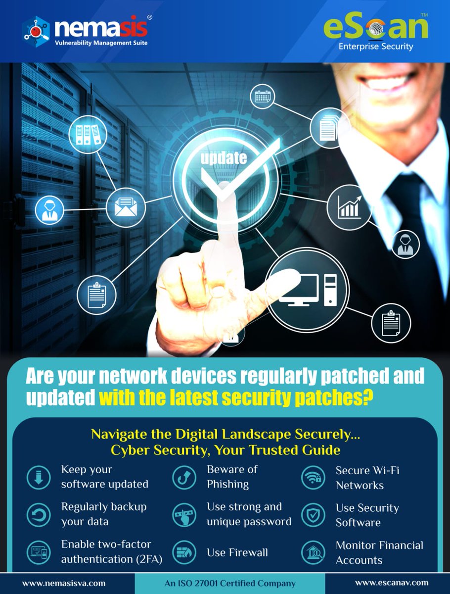CipdConsult's tweet image. Securely navigate the Digital landscape with eScan Antivirus.
Talk to us now!

#escanantivirus
#cybersecurity
#CiPDConsult
#Security
