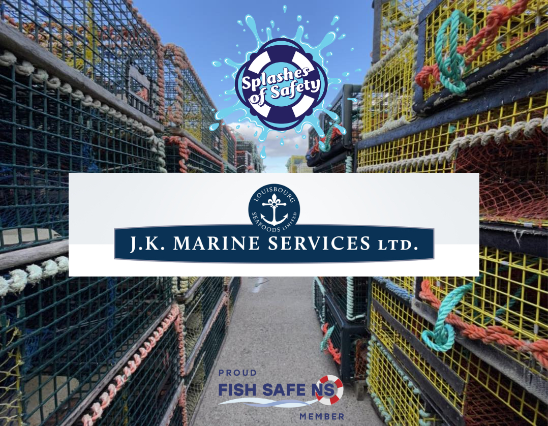 We would like to thank J.K. Marine Services Ltd. For their 2023 Splashes of Safety Bronze Sponsorship 🦞⚓️