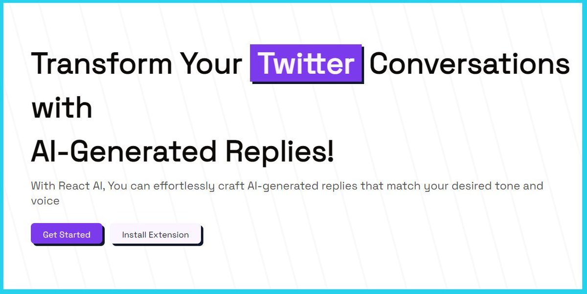 Reacti_Ai's tweet image. Looking to enhance your social engagement?

You need contextually relevant replies.

Choose your tool:

- Advanced AI
- Machine learning algorithms
- Natural language understanding
- Comprehensive data analysis

Go full throttle.

Credibility counts.