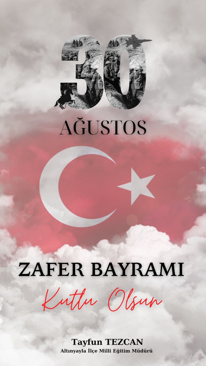 30 Ağustos Zafer Bayramı Kutlu Olsun.