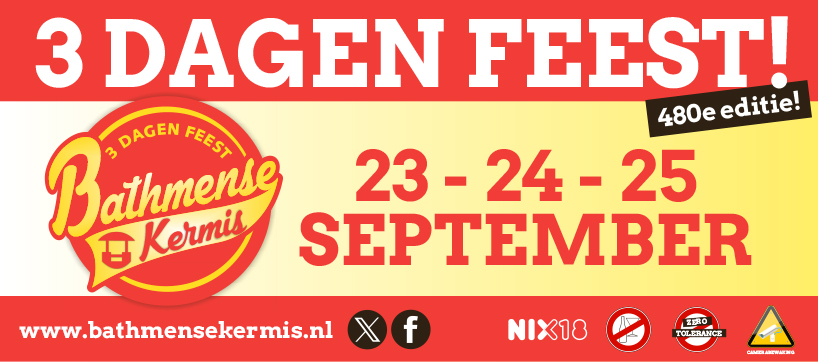 Nog ruim drie weken en dan is het weer zover: