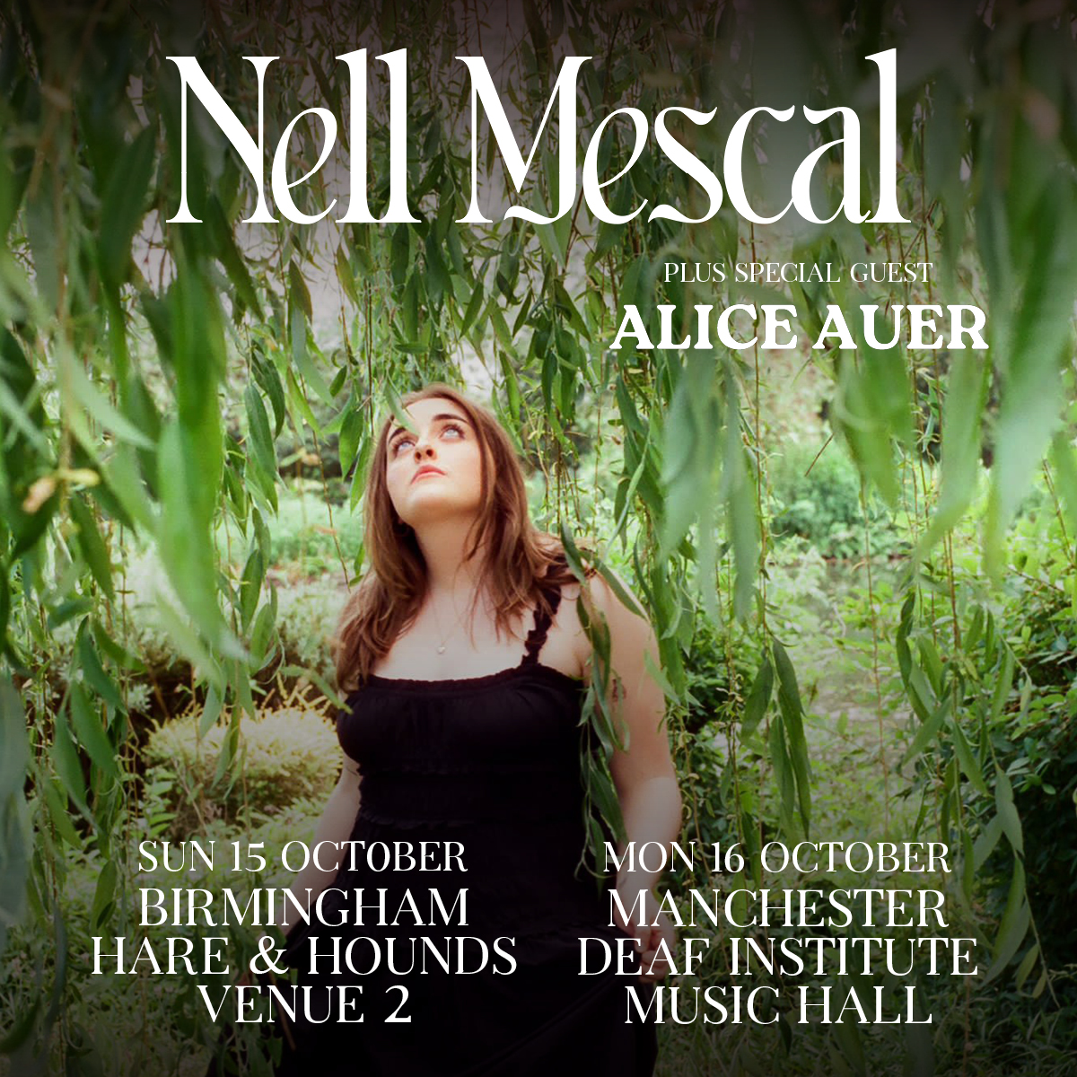 The Deaf Institute (@deafinstitute) on Twitter photo SUPPORTS ANNOUNCED
Joining <a href="/nellmescal_/">nell mescal🧚🏼</a> will be <a href="/aliceauermusic/">Alice Auer</a> on the 16th october
Tickets - eventim.co.uk/event/nell-mes… SUPPORTS ANNOUNCED
Joining <a href="/nellmescal_/">nell mescal🧚🏼</a> will be <a href="/aliceauermusic/">Alice Auer</a> on the 16th october
Tickets - eventim.co.uk/event/nell-mes…
