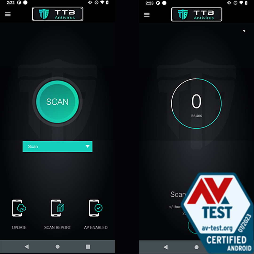 TTBisecure's tweet image. 𝐓T𝐁 𝐀n𝐭i𝐯i𝐫u𝐬 𝐟o𝐫 𝐀n𝐝r𝐨i𝐝, Proven as the 𝐓o𝐩-𝐑a𝐭e𝐝 𝐀n𝐭i𝐯i𝐫u𝐬 for Android Phones📱according to AV-Test🙂👍🤟

AV-Test Certification Report :  bit.ly/3Ei7jN5

#TTBAntivirus #AndroidPhones #AndroidAntivirus #AVTest #Cybersecurity #Bitcoin #snapchat