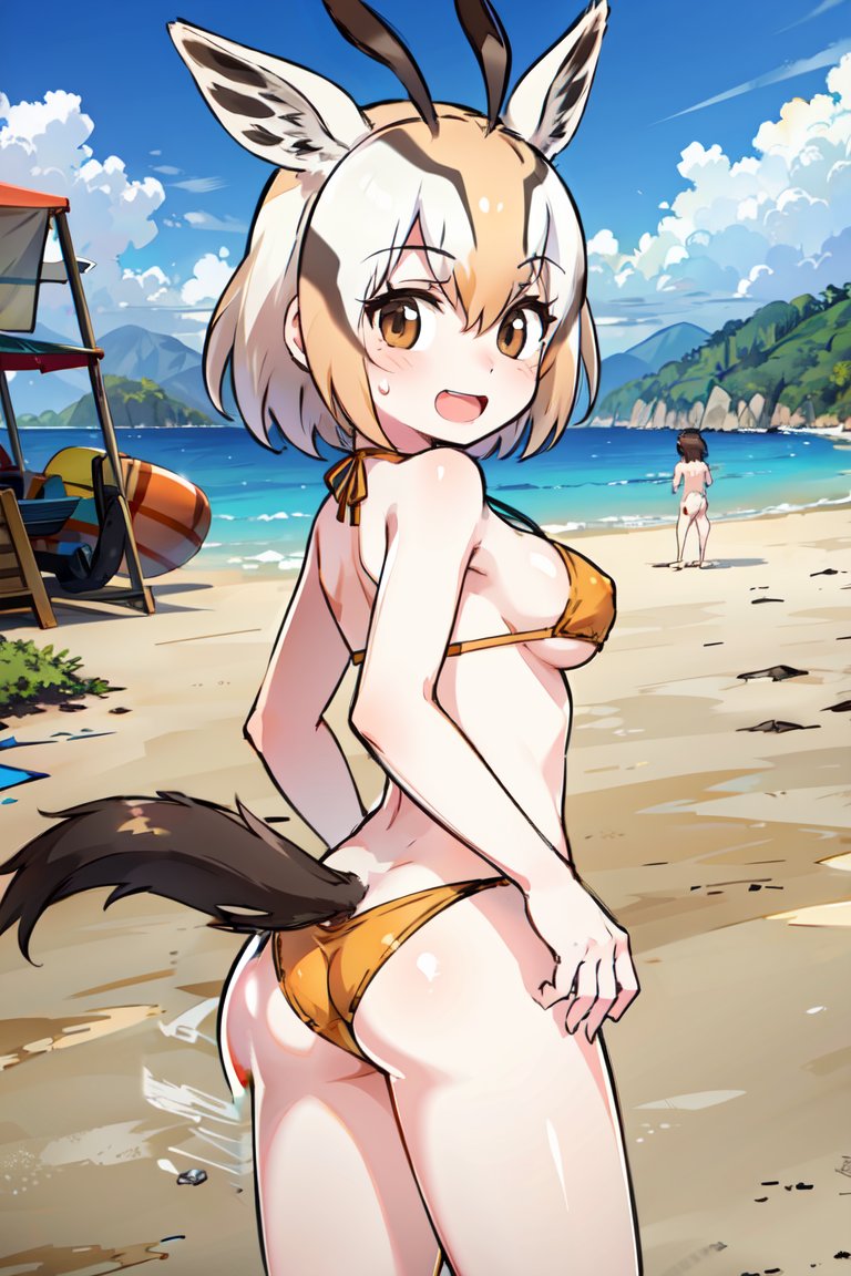 AI描きプログラムでトムソンガゼルの水着姿を作ってみました💦

#けものフレンズ 
#AIイラスト #AIArt 