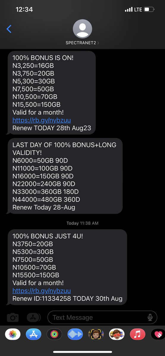 ayrubber's tweet photo. @Spectranet_NG Please how do I stop these incessant messages, I misplaced this modem 3 years ago I want to unsubscribe. I need help https://t.co/WKa6Pyc6zU