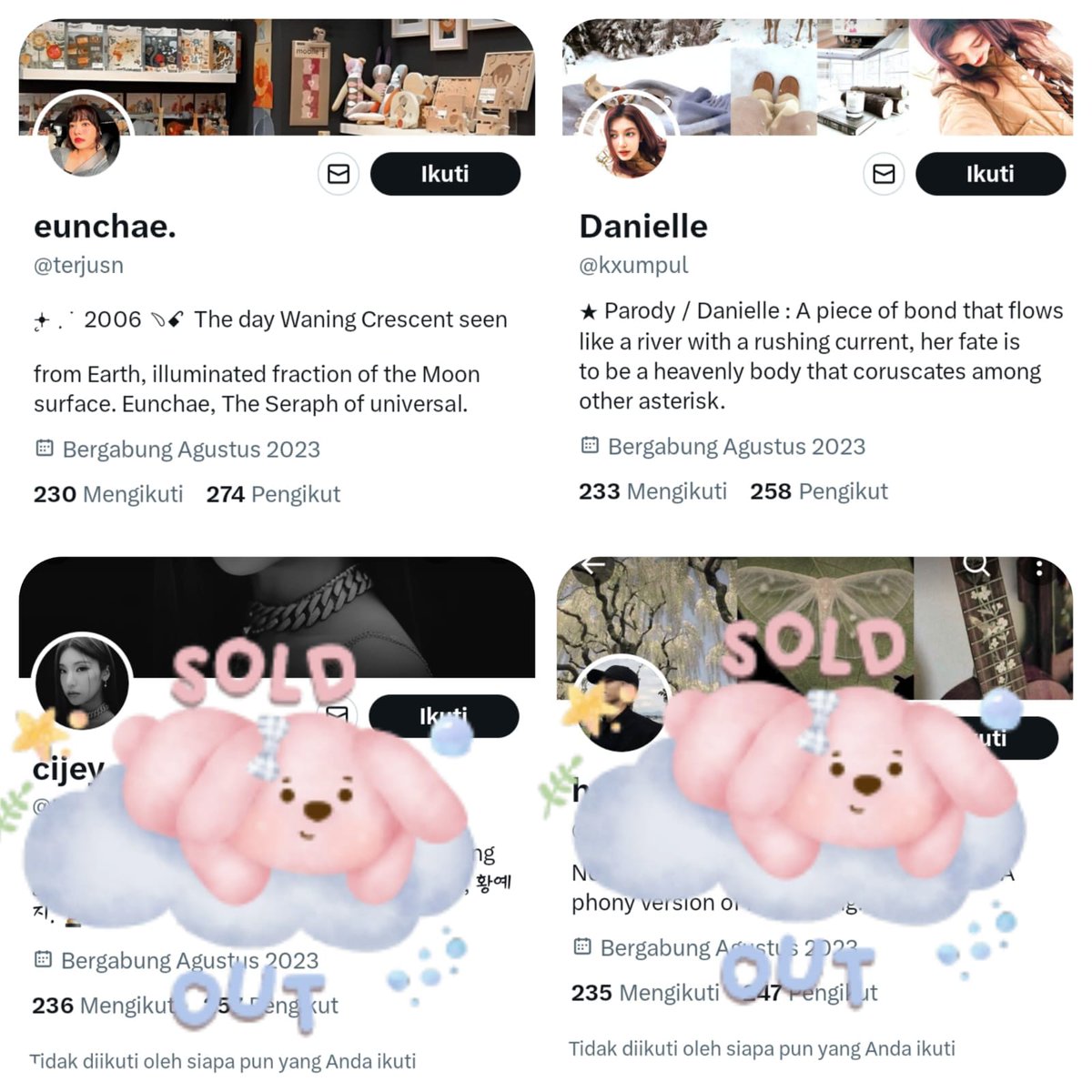 Zandalaa's tweet photo. @cinqamon Wts akun rp recehan f200+ 

• verif email only 
• masuk htmt 
• email tidak pending 
• @ mulchar 
• avail space &amp; circle 

💸 13k https://t.co/xDd2XpMc7T