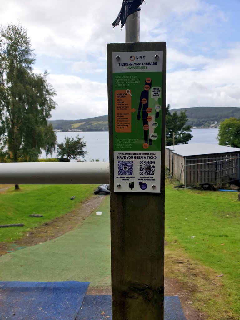 Thanks to <a href="/LymeResourceCtr/">Lyme Resource Centre</a> for providing us with these awesome interactive signs!

I have spent some time this morning displaying them around <a href="/BlairvadachOEC/">Blairvadach Outdoor Education Centre - Glasgow</a> in some of our most frequently used locations.

Use the QR codes to help map the locations of where #ticks are found!